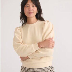 Marine Layer Enya Puff Sleeve Sweatshirt